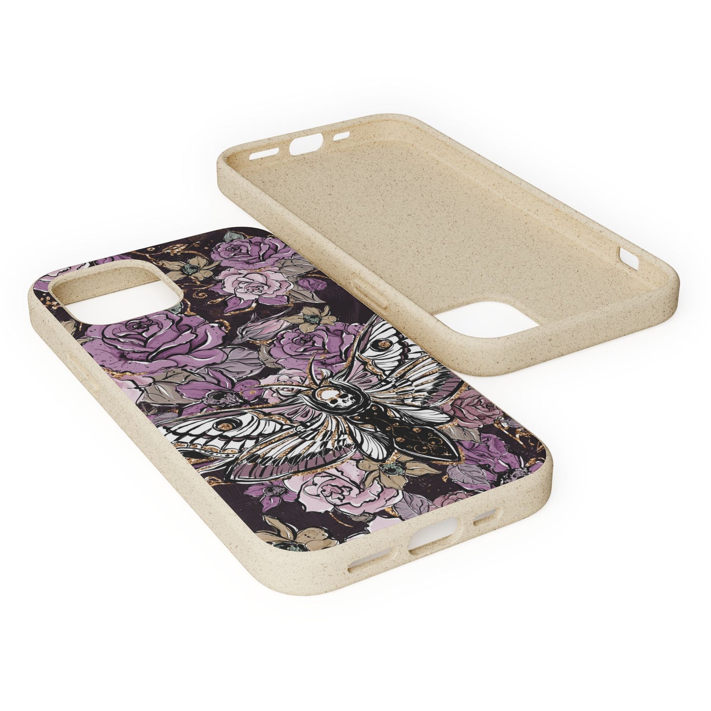 Gilded Shadows: Elegance in the Macabre Dusk's Embrace Eco-Friendly Biodegradable Phone Case