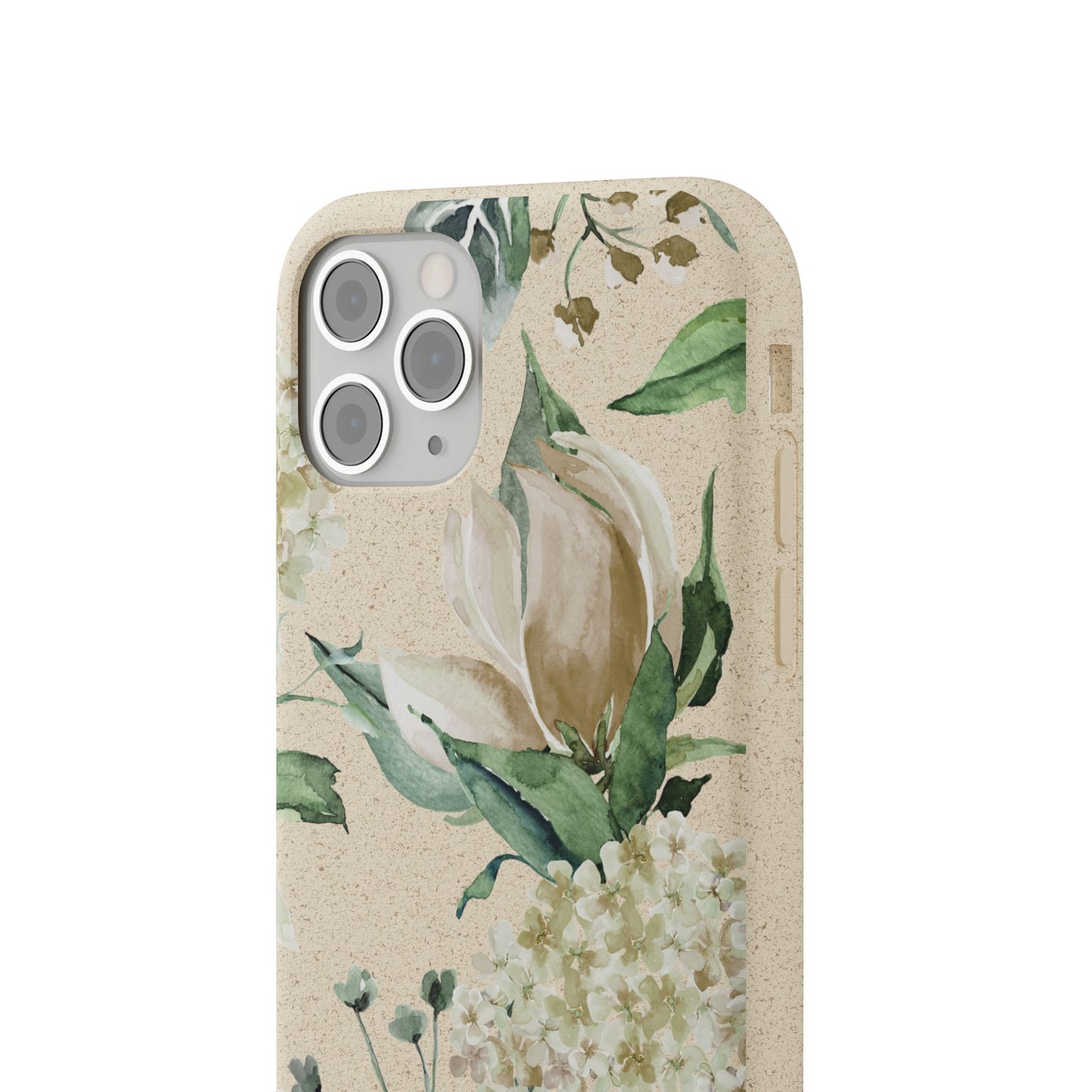 Splash of Rosé: Whimsical Watercolor Roses Bouquet Eco-Friendly Biodegradable Phone Case