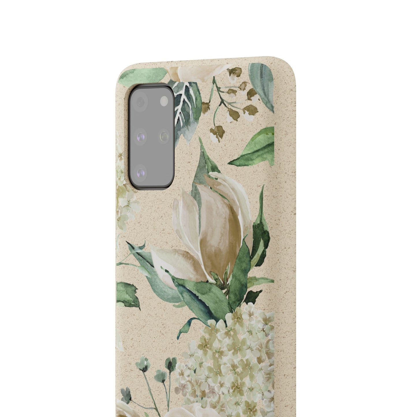 Splash of Rosé: Whimsical Watercolor Roses Bouquet Eco-Friendly Biodegradable Phone Case