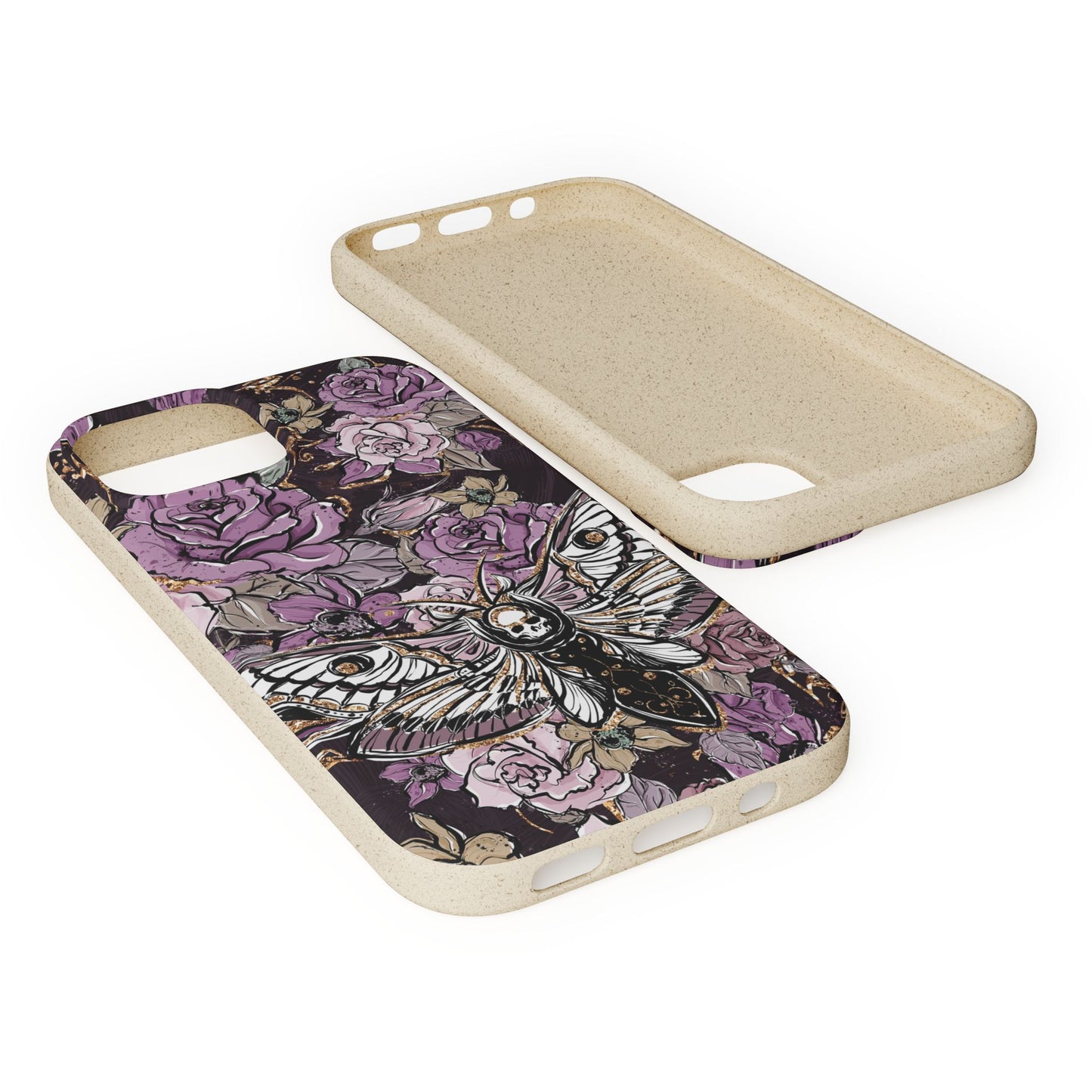 Gilded Shadows: Elegance in the Macabre Dusk's Embrace Eco-Friendly Biodegradable Phone Case