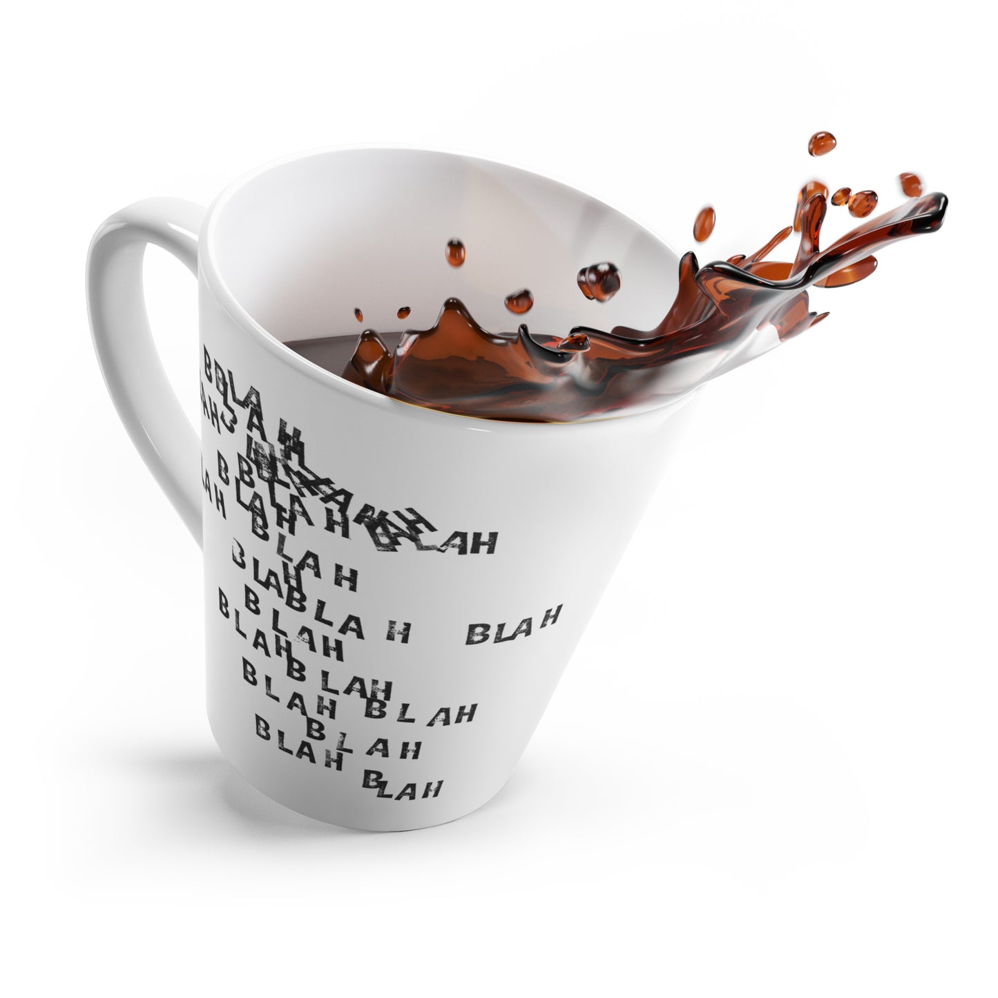 Blah Blah Blah Latte Mug