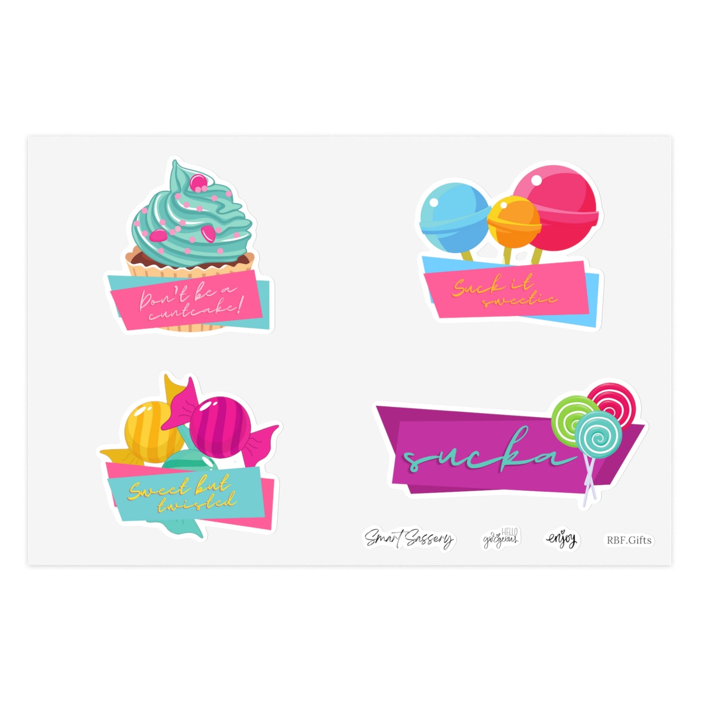 Sweet & Sassy Sticker Sheets