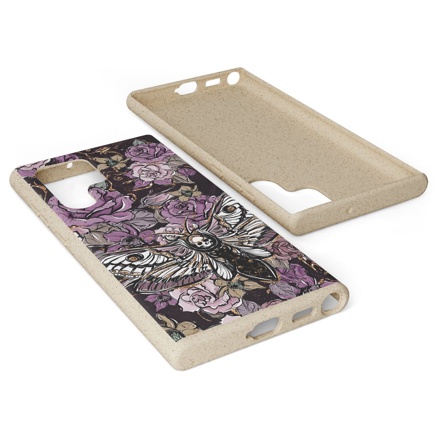 Gilded Shadows: Elegance in the Macabre Dusk's Embrace Eco-Friendly Biodegradable Phone Case