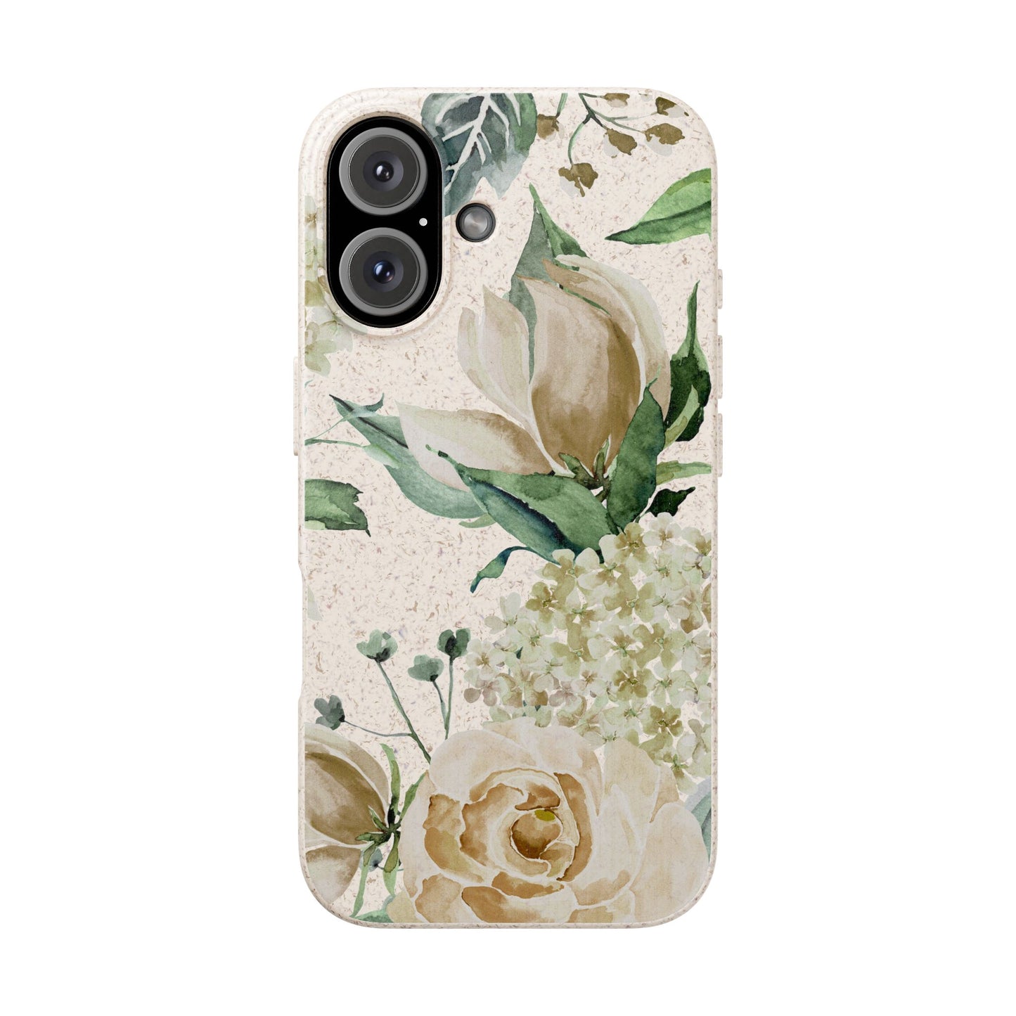 Splash of Rosé: Whimsical Watercolor Roses Bouquet Eco-Friendly Biodegradable Phone Case