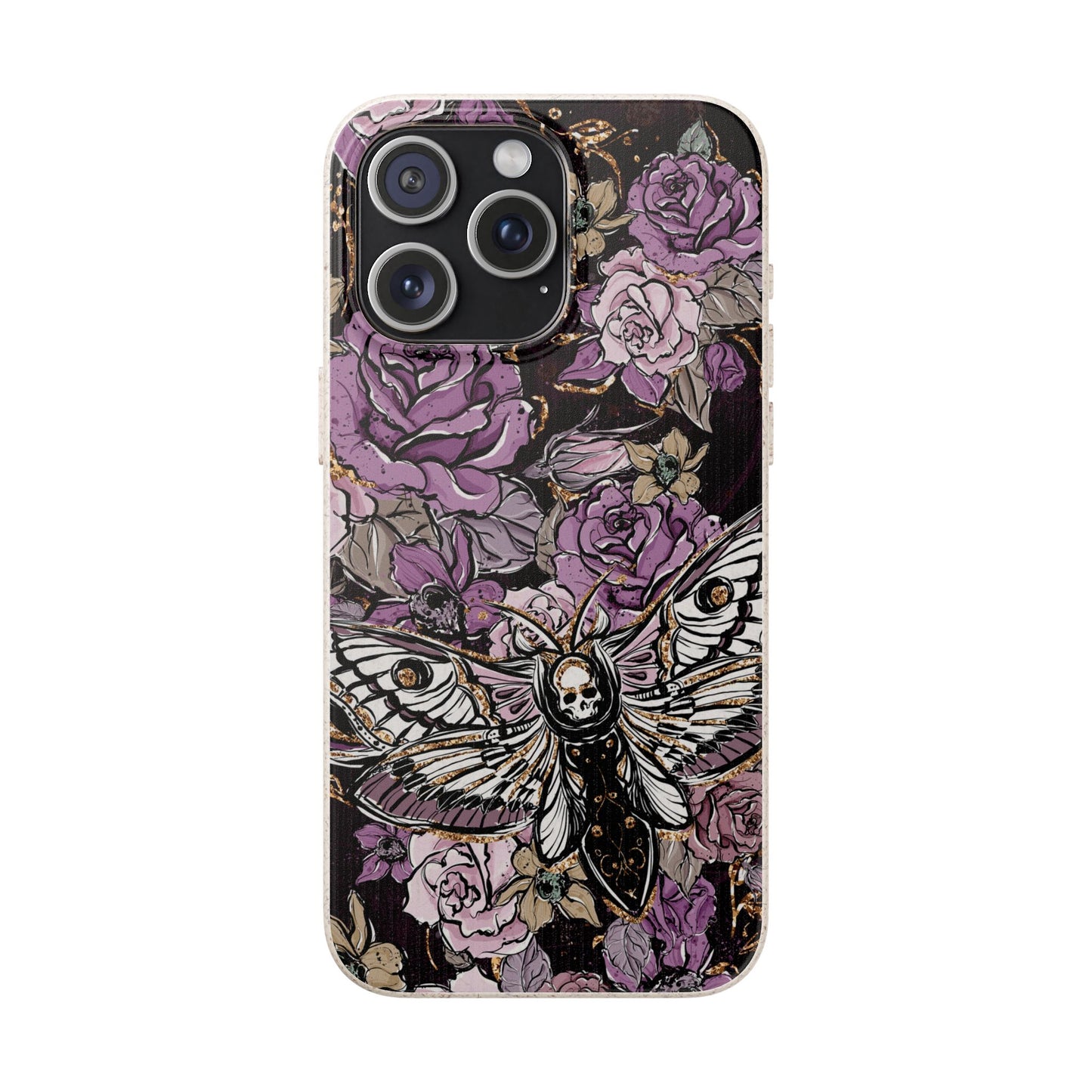 Gilded Shadows: Elegance in the Macabre Dusk's Embrace Eco-Friendly Biodegradable Phone Case