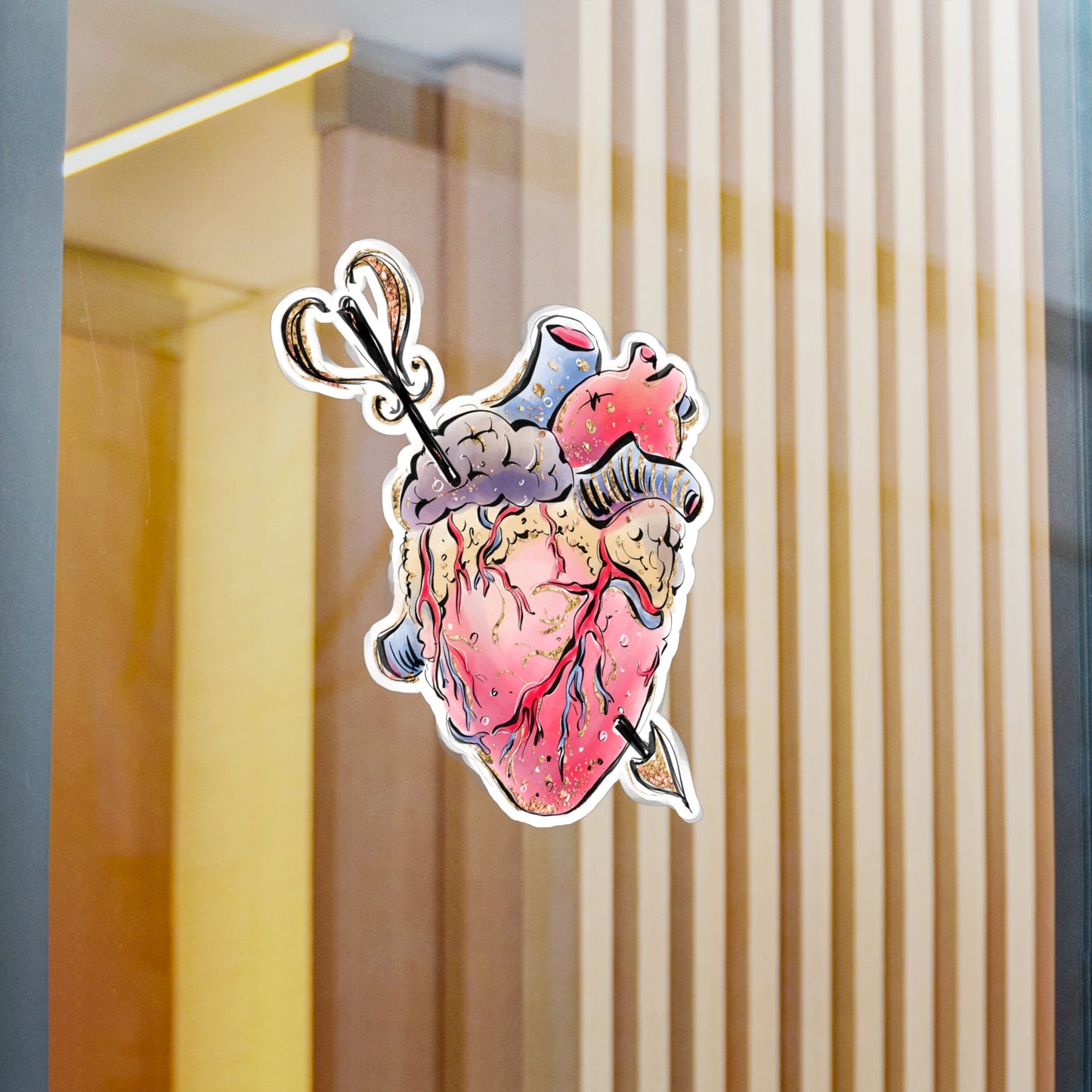 This Heart Vinyl Stickers