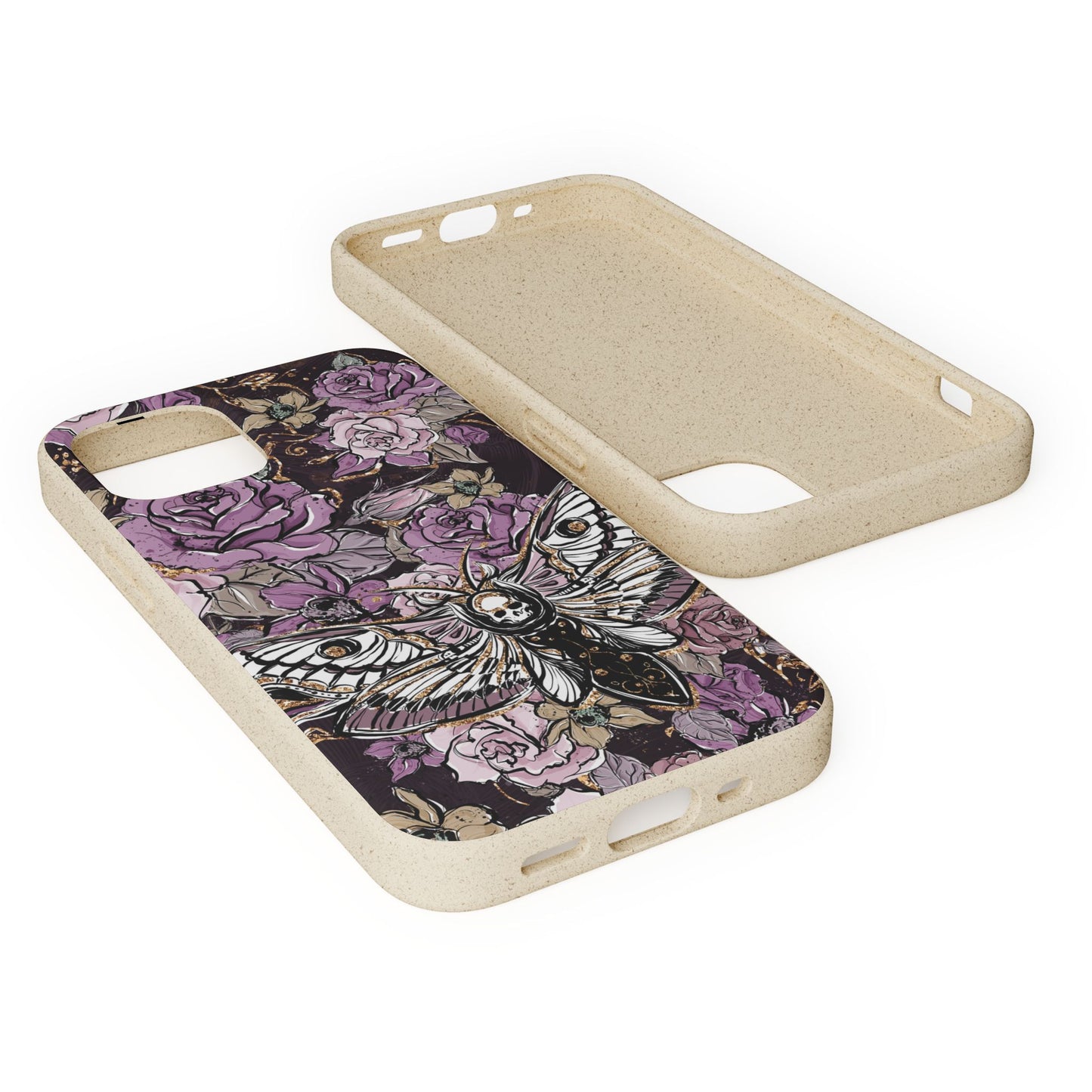 Gilded Shadows: Elegance in the Macabre Dusk's Embrace Eco-Friendly Biodegradable Phone Case