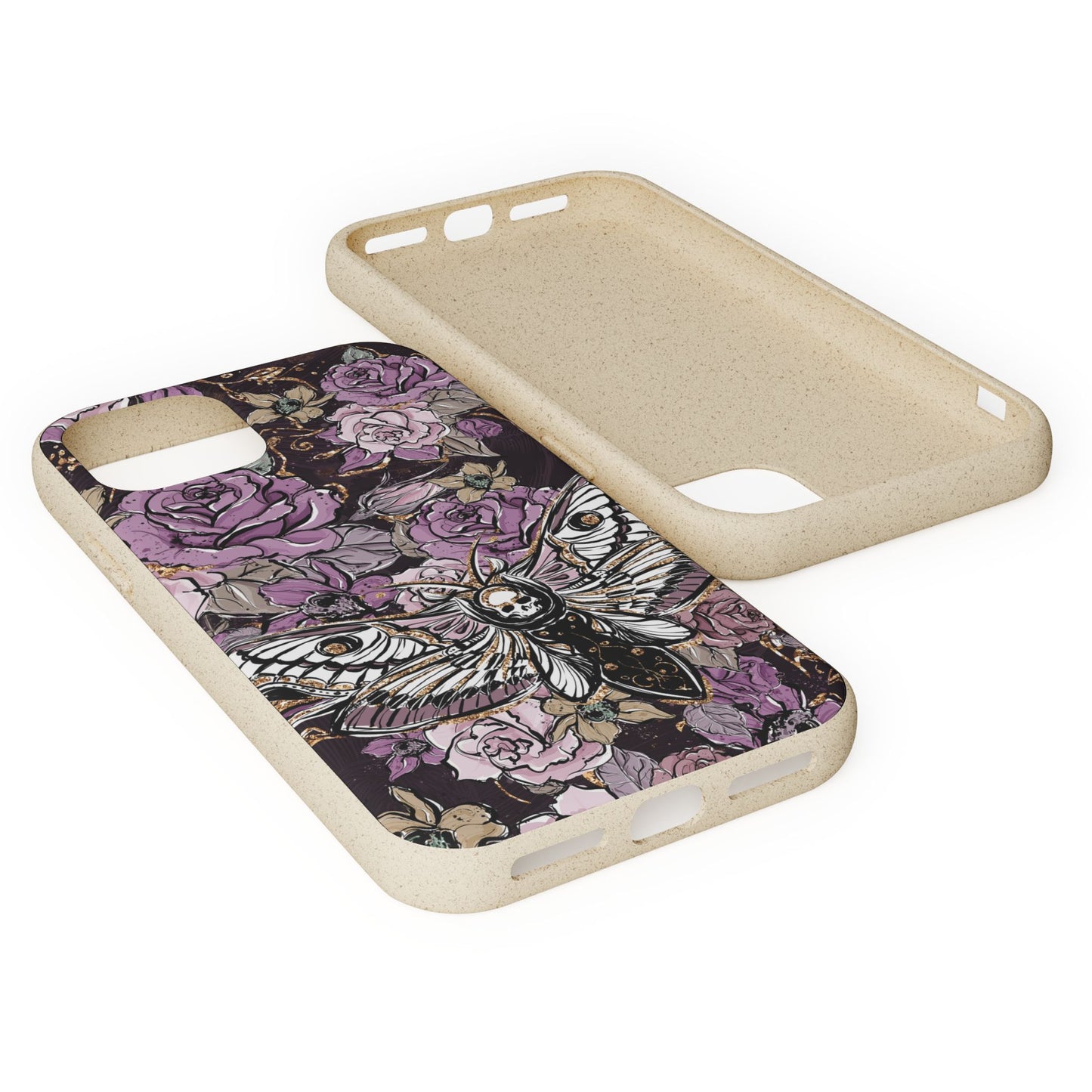 Gilded Shadows: Elegance in the Macabre Dusk's Embrace Eco-Friendly Biodegradable Phone Case