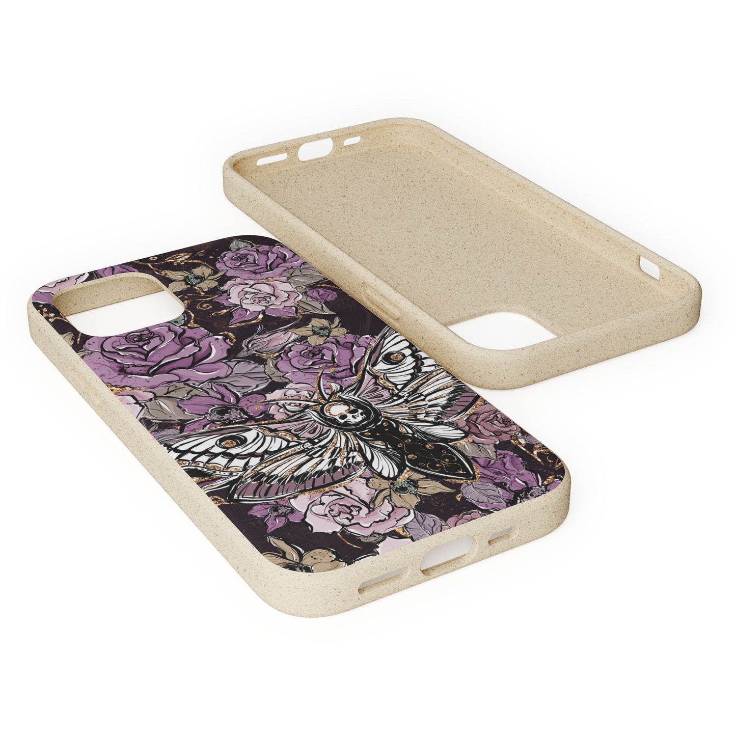 Gilded Shadows: Elegance in the Macabre Dusk's Embrace Eco-Friendly Biodegradable Phone Case