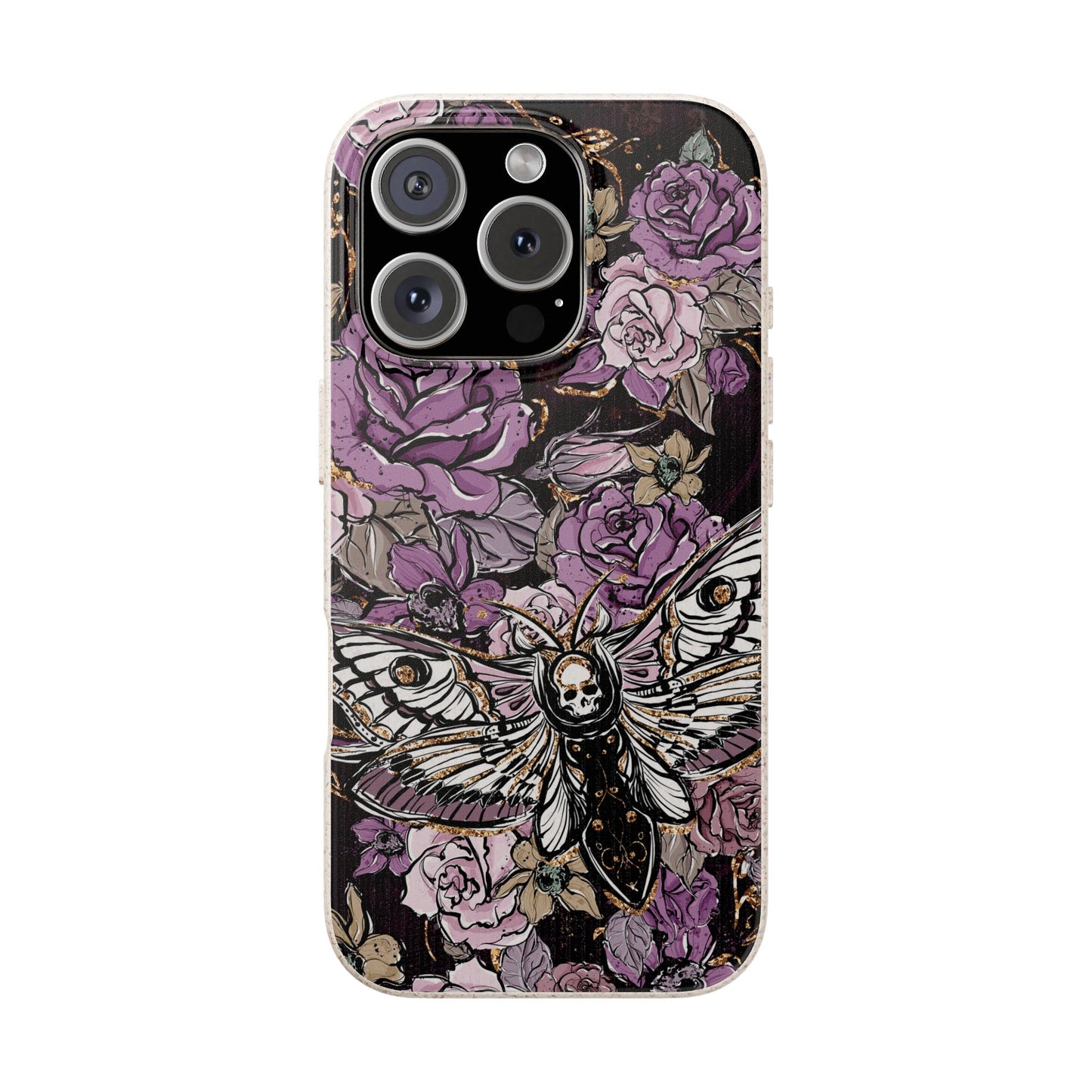 Gilded Shadows: Elegance in the Macabre Dusk's Embrace Eco-Friendly Biodegradable Phone Case