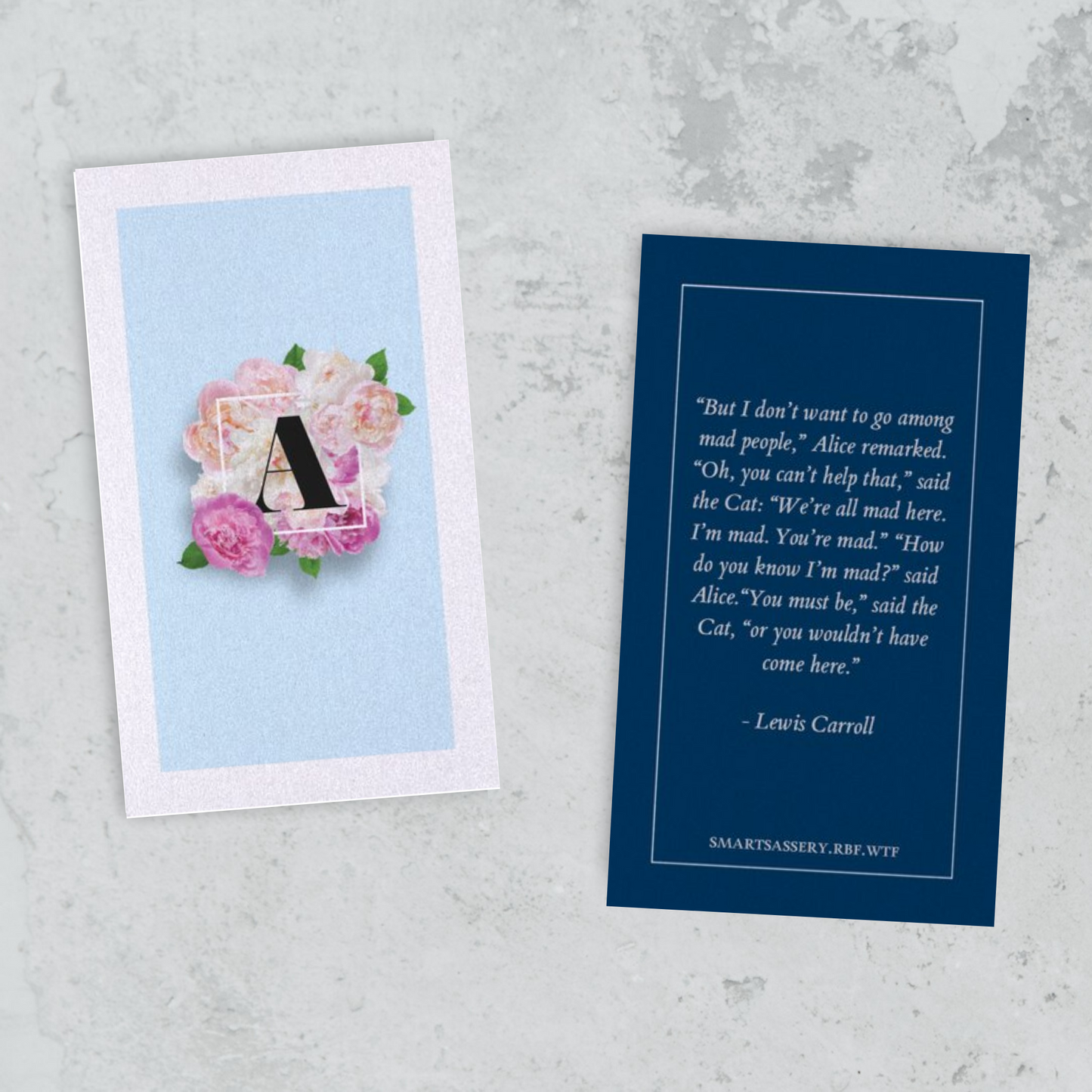 Alice Mini Bookmark