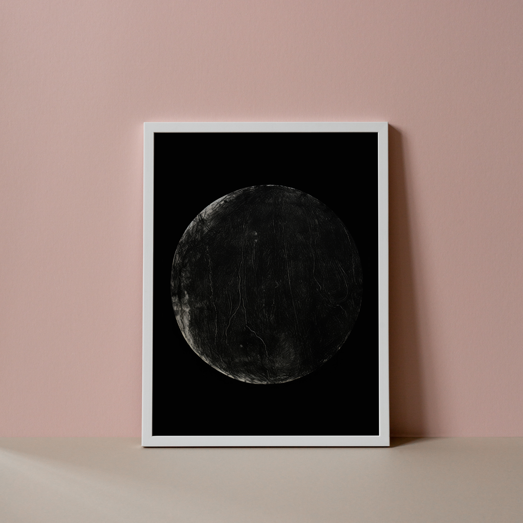 Full Moon Art Poster