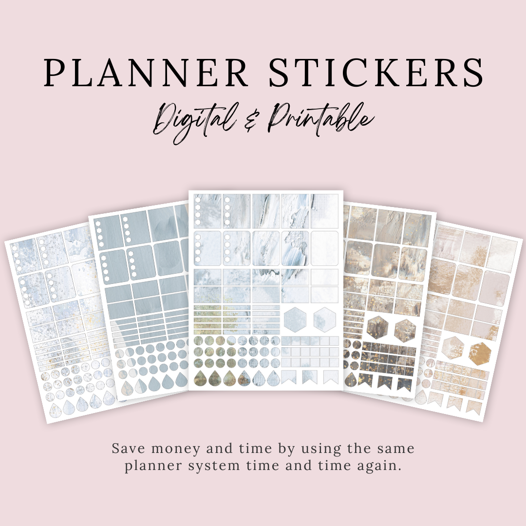 Painted Nature Planner Sticker Bundle