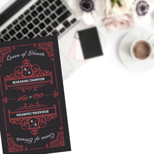 Queen of Hearts Mini Bookmark