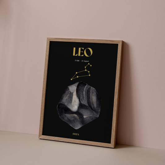 Leo Birthstone Poster