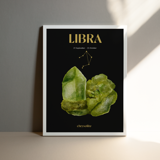 Libra Birthstone Poster