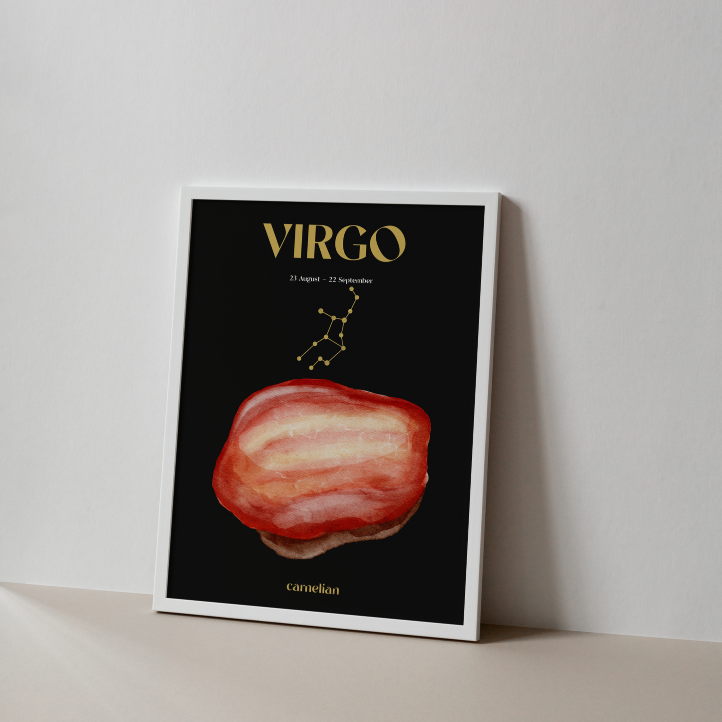 Virgo Birthstone Poster