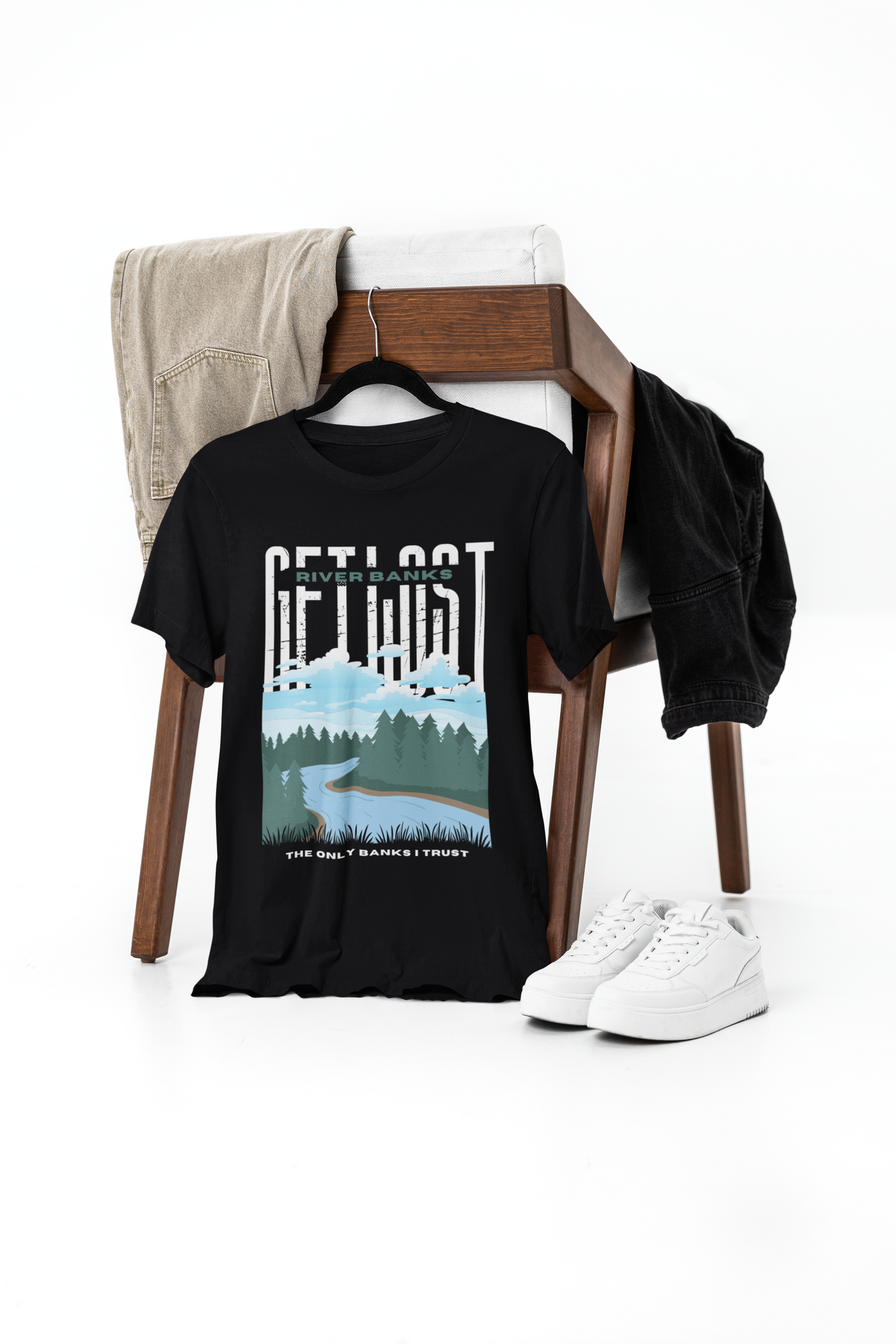 Get Lost Tee: River Banks - The only banks I trust