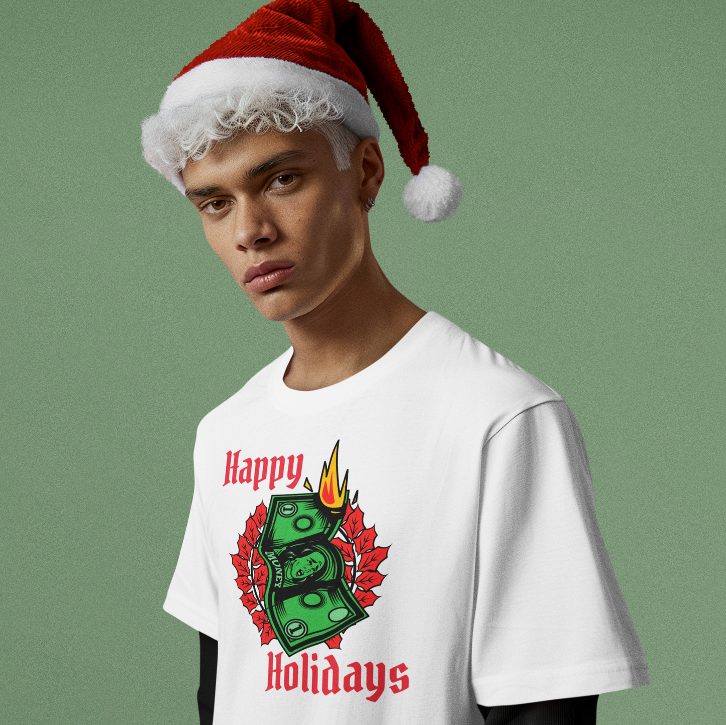 Happy Holidays Currency Tee