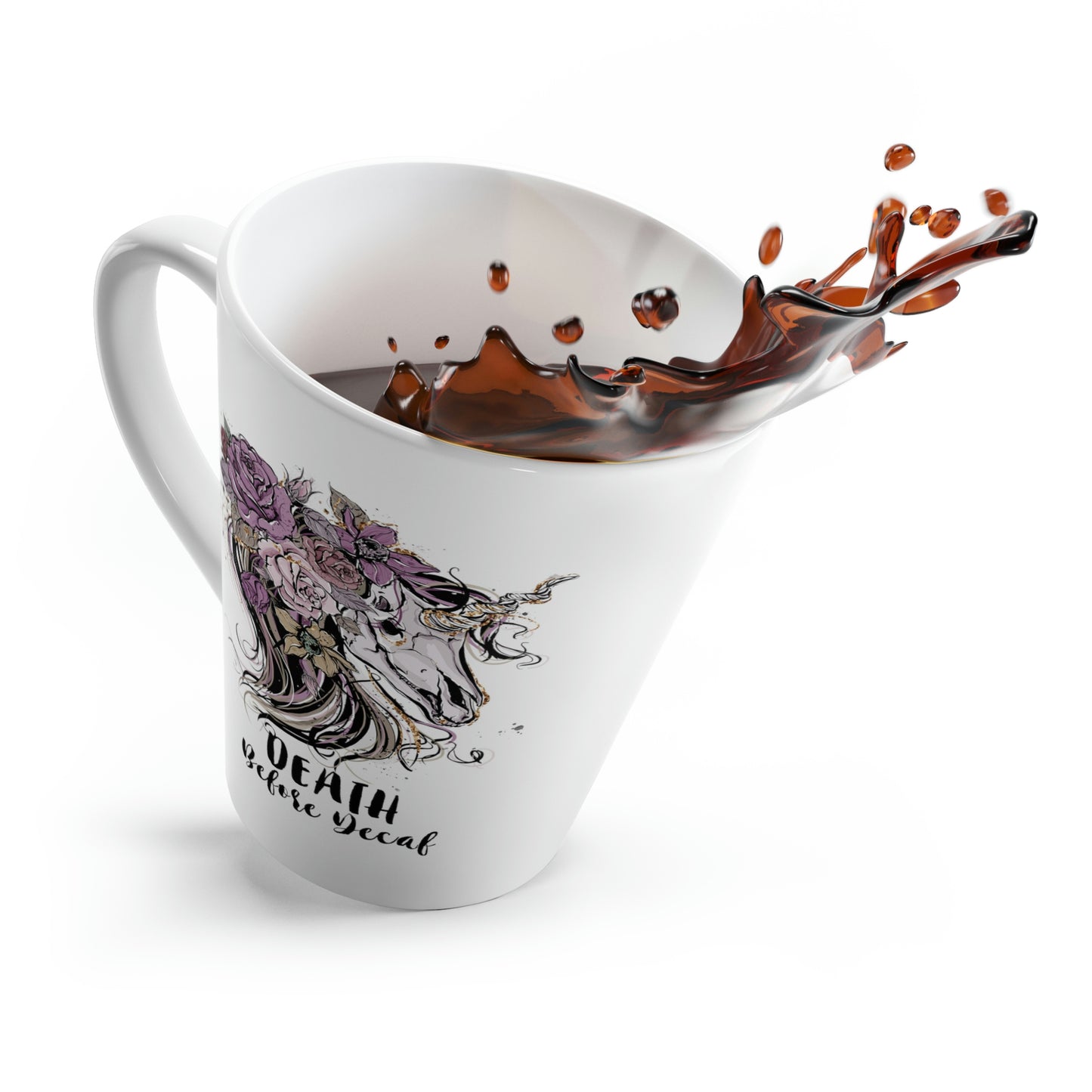 Death Before Decaf Latte Mug