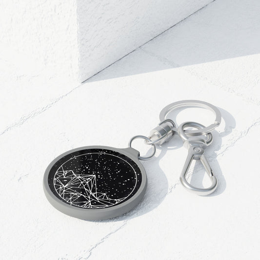 Personalized Star Map Key Chain