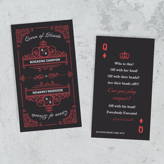 Queen of Hearts Mini Bookmark