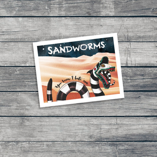 Sandworm Note Cards