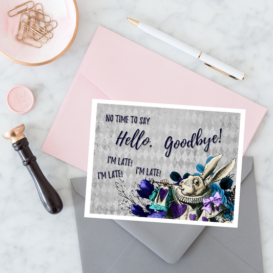 White Rabbit Note Cards
