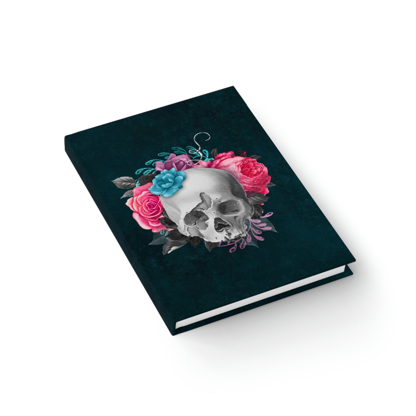 Floral Skull Journal - Ruled Line