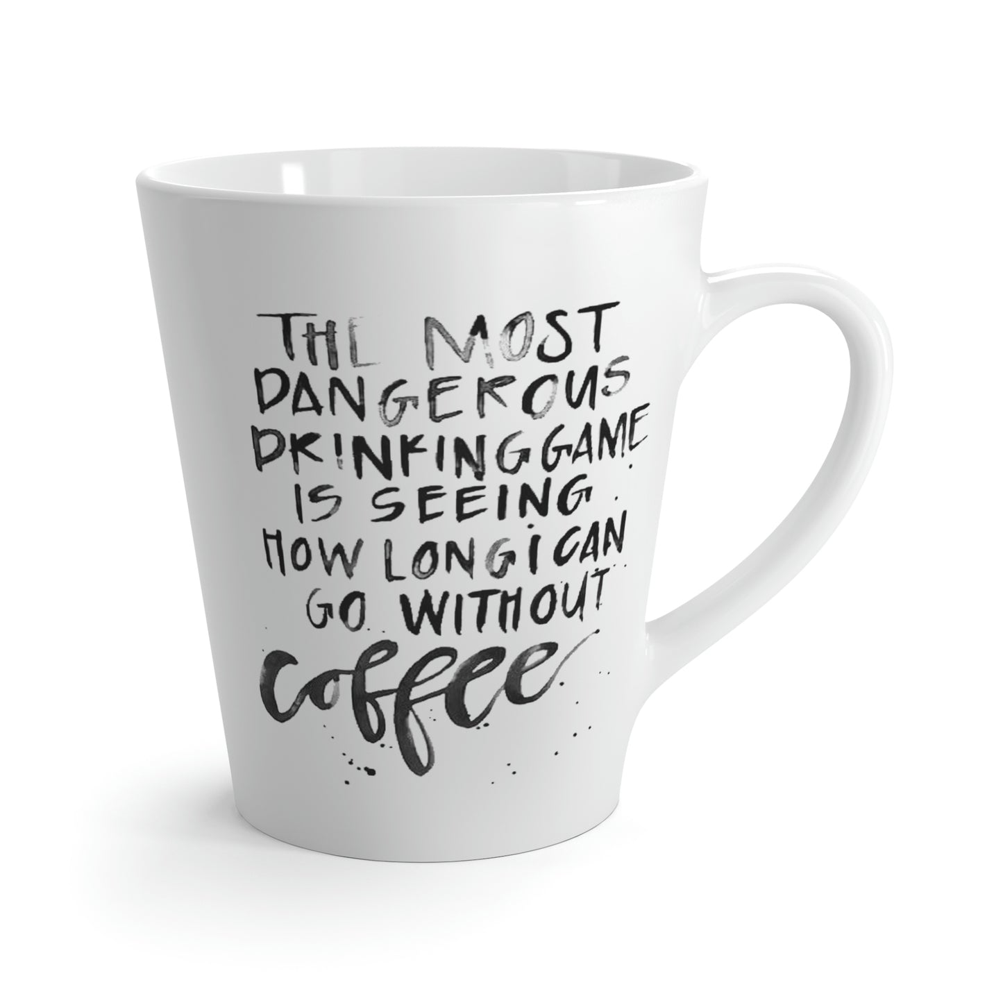 Drinking Game Latte Mug