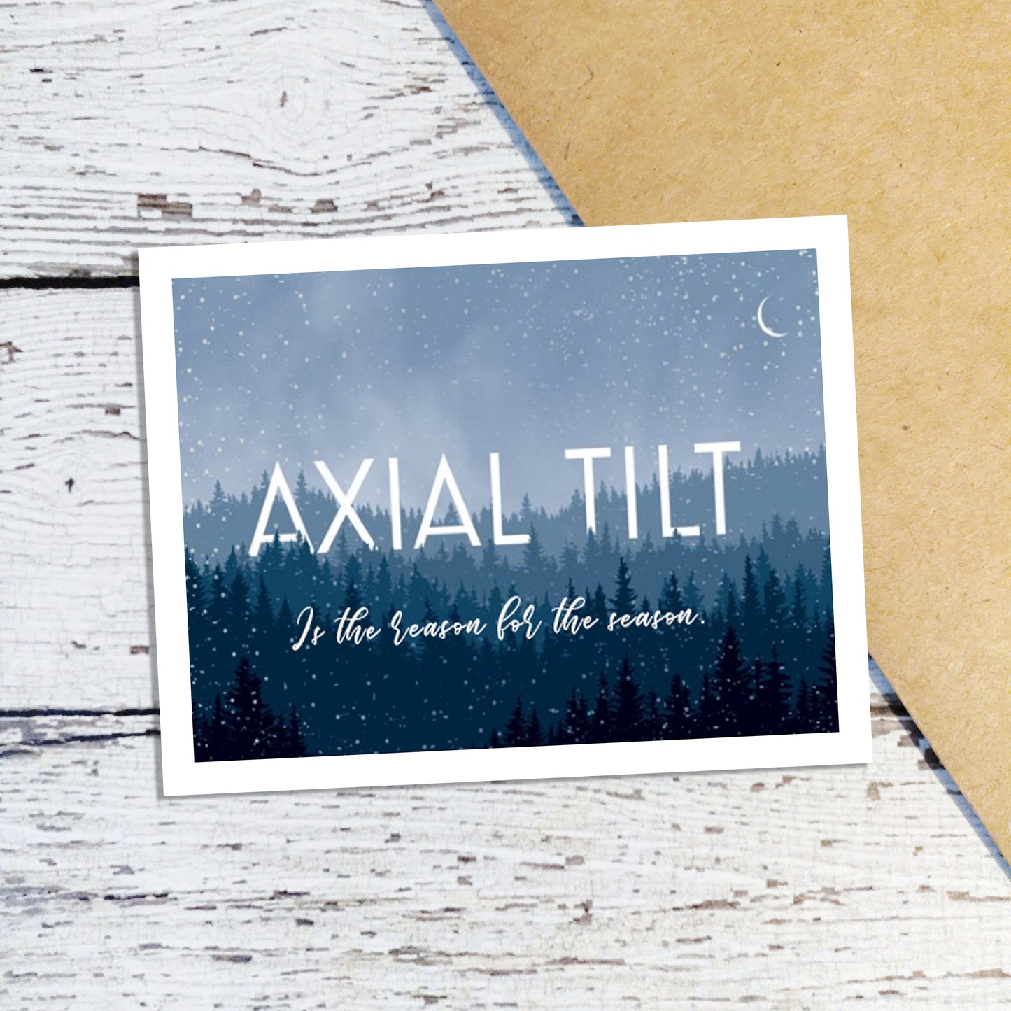 Axial Tilt Holiday Cards